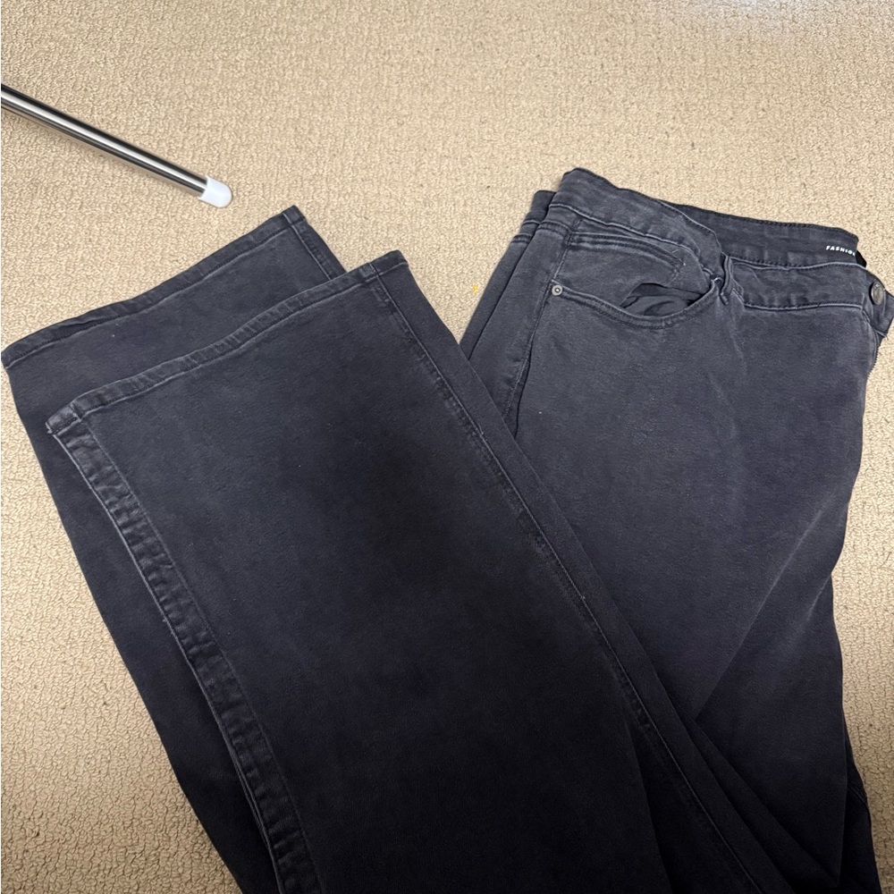 Fashion to Figure Charcoal Denim Pants